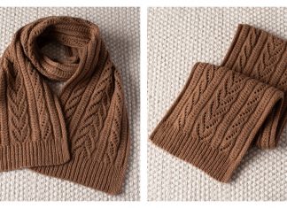 Wheat Field Scarf Free Knitting Pattern