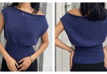 Summer Wide Neck Miu Top Knitting Pattern Wide Neck Miu Top Knitting Pattern