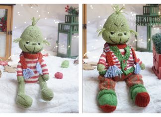 Amigurumi Toy Grinch Free Knitting Pattern