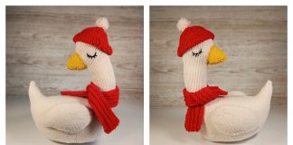 Amigurumi Winter Goose Free Knitting Pattern