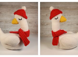 Amigurumi Winter Goose Free Knitting Pattern