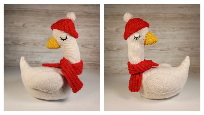 Amigurumi Winter Goose Free Knitting Pattern
