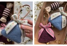 Christmas Bell Ornament Free Knitting Pattern Christmas Bell Free Knitting Pattern