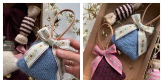 Christmas Bell Free Knitting Pattern