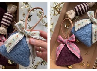 Christmas Bell Ornament Free Knitting Pattern Christmas Bell Free Knitting Pattern