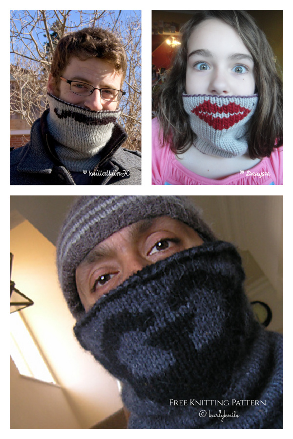 Fun Incognito Cowl Free Knitting Pattern