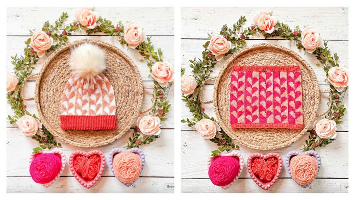 Half of my Heart Hat Cowl Knitting Patterns Half of my Heart Hat Cowl Knitting Patterns