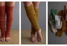 Lovely Ribbed Leg Warmers Free Knitting Pattern