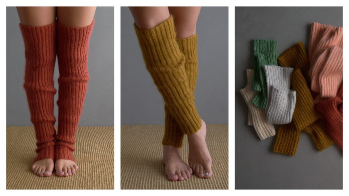 Lovely Ribbed Leg Warmers Free Knitting Pattern
