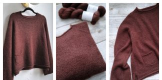 Pocket Edition Pullover Sweater Free Knitting Pattern