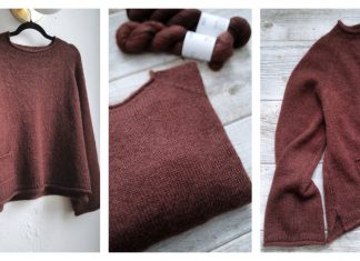 Pocket Edition Pullover Sweater Free Knitting Pattern