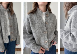 Port Jacket Knitting Pattern (XS - 5XL)