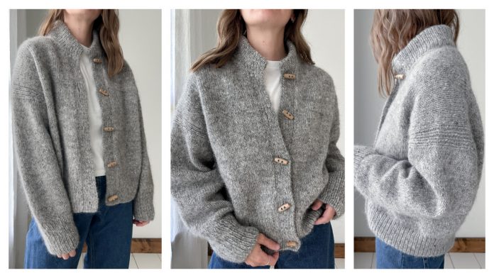 Port Jacket Knitting Pattern (XS - 5XL)
