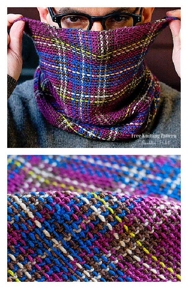 Princess Franklin Plaid Collar Cowl Free Knitting Pattern Princess Franklin Plaid Collar Cowl Free Knitting Pattern