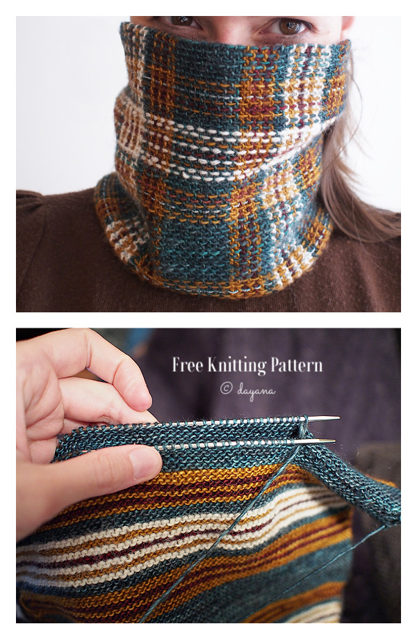 Princess Franklin Plaid Collar Cowl Free Knitting Pattern Princess Franklin Plaid Collar Cowl Free Knitting Pattern