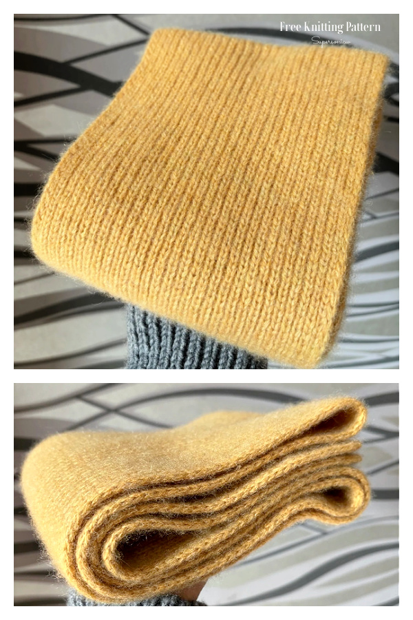 Simple Classic Scarf Free Knitting Pattern Simple Classic Scarf Free Knitting Pattern