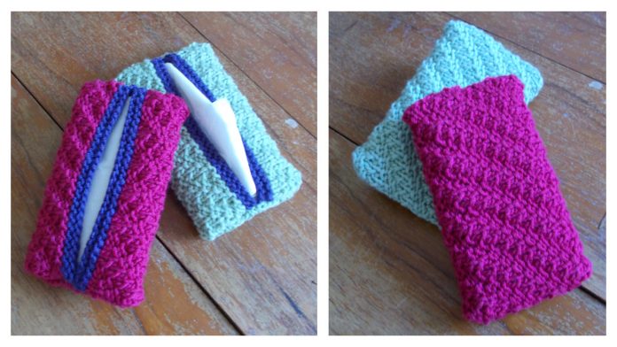 Tishoo Tissue Box Cover Free Knitting Pattern