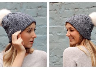 With Love Cable Hat Free Knitting Pattern