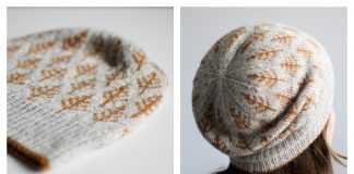 Fair Isle Deep Woods Toque Hat Knitting Pattern