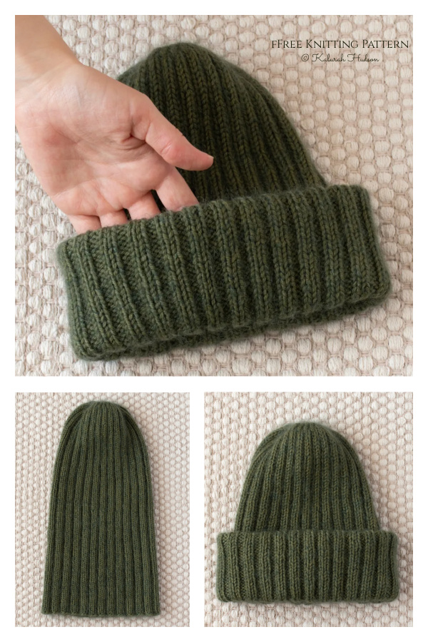 Forest Moss Hat Free Knitting Pattern