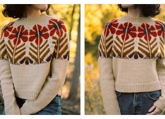 Harvest Flower Sweater Knitting Pattern