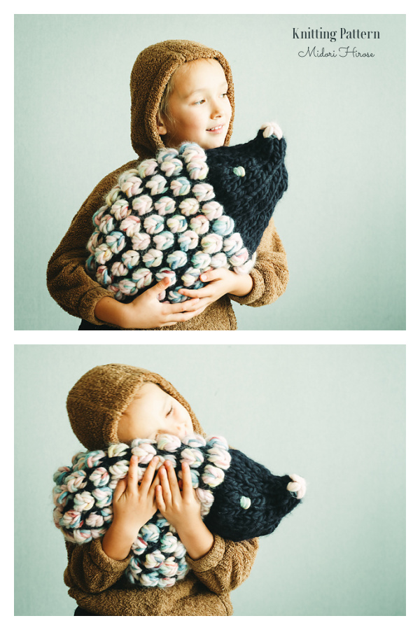 Scrap Yarn Hedgehog Knitting Pattern