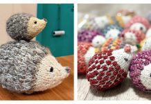 Scrap Yarn Hedgehog Knitting Pattern
