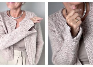 Turn Around the Corner Cardigan Knitting Pattern