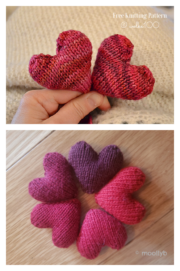 Valentine Stuffed Heart Free Knitting Patterns Valentine Stuffed Heart Free Knitting Patterns