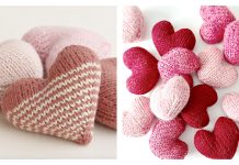 3D Valentine Stuffed Heart Knitting Patterns Valentine Stuffed Heart Knitting Patterns