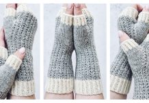 Warm Hands Fingerless Gloves Free Knitting Pattern