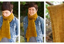 Wheat Scarf Free Knitting Pattern