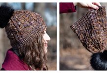 Cabled Winter Dreamer Hat Knitting Pattern Winter Dreamer Hat Knitting Pattern