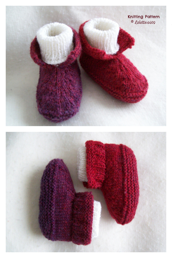Baby Moc-a-Soc Booties Knitting Pattern Baby Moc-a-Soc Booties Knitting Pattern