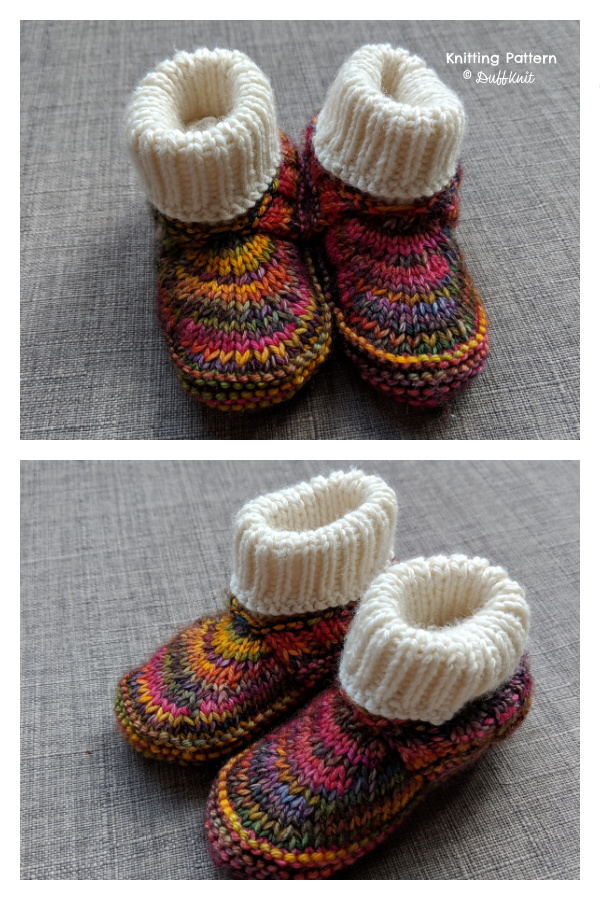 Baby Moc-a-Soc Booties Knitting Pattern Baby Moc-a-Soc Booties Knitting Pattern