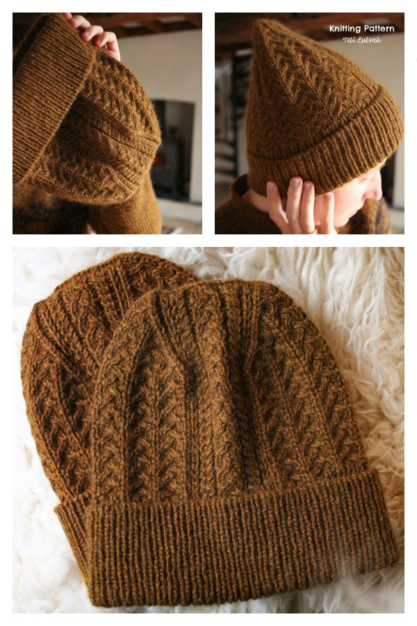 Cabled Wusai Hat Knitting Pattern