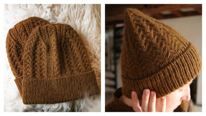 Cabled Wusai Hat Knitting Pattern Cabled Wusai Hat Knitting Pattern