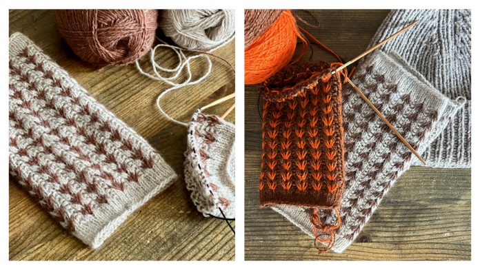 Dip it Cuff Free Knitting Pattern