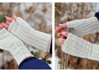 Frozen Falls Fingerless Gloves Free Knitting Pattern Frozen Falls Fingerless Gloves Free Knitting Pattern