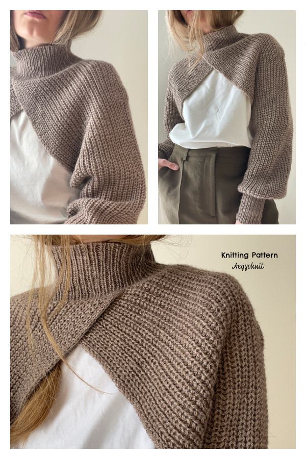 Sleeve Narae Cropped Sweater Knitting Pattern Sleeve Narae Cropped Sweater Knitting Pattern