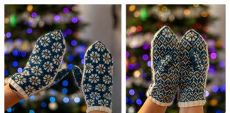 Spring Mittens Free Knitting Pattern