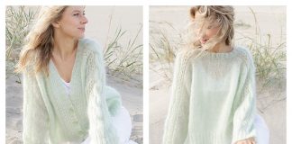 Sweet Spring Pullover and Cardigan Set Free Knitting Patterns