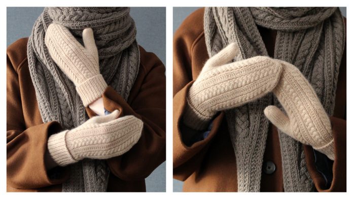 Cabled Theresa Mittens Knitting Pattern Theresa Mittens Knitting Pattern