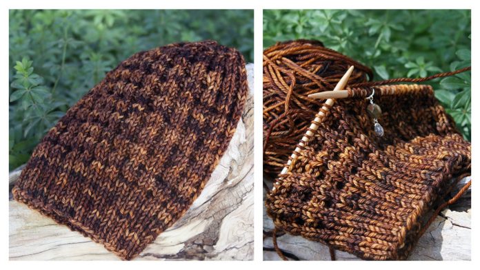 Waffle Hat Free Knitting Pattern Waffle Hat Free Knitting Pattern