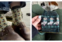 Bird Lovers Sock Set Knitting Pattern