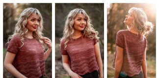 Cloudbreak Tee Top Knitting Pattern