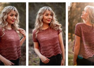 Cloudbreak Tee Top Knitting Pattern