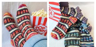 Film Reel Socks Free Knitting Pattern