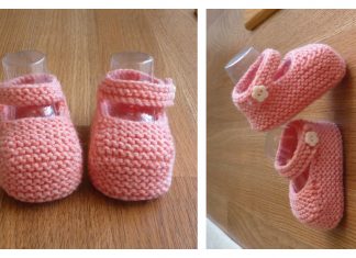 Garter Stitch Baby Booties Free Knitting Pattern Garter Stitch Baby Booties Free Knitting Pattern