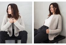 MARMOR Garter Stitch Cardigan Knitting Pattern